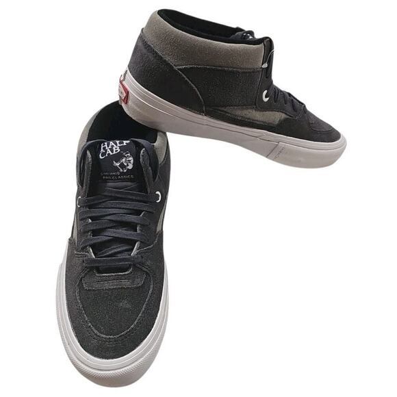 VANS ~Woman 8; Men\'s 6.5~ Half Cab Pro Periscope/Drizzle Grey White Sneakers NEW main image 11